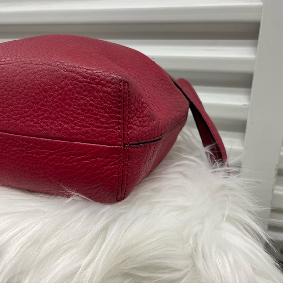 Kate Spade Grey Street Tiny Cooper Red pebbled leather Crossbody - Picture 8 of 12